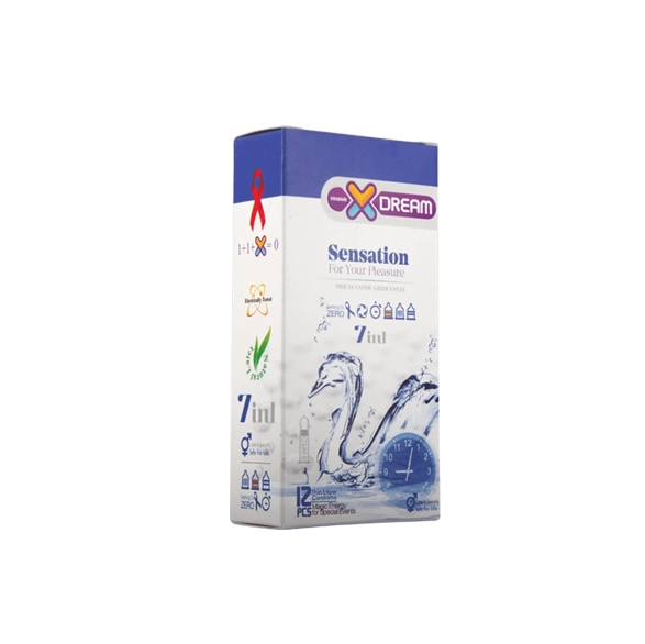 کاندوم ایکسدریم مدل حساس بسته ۱۲ عددی